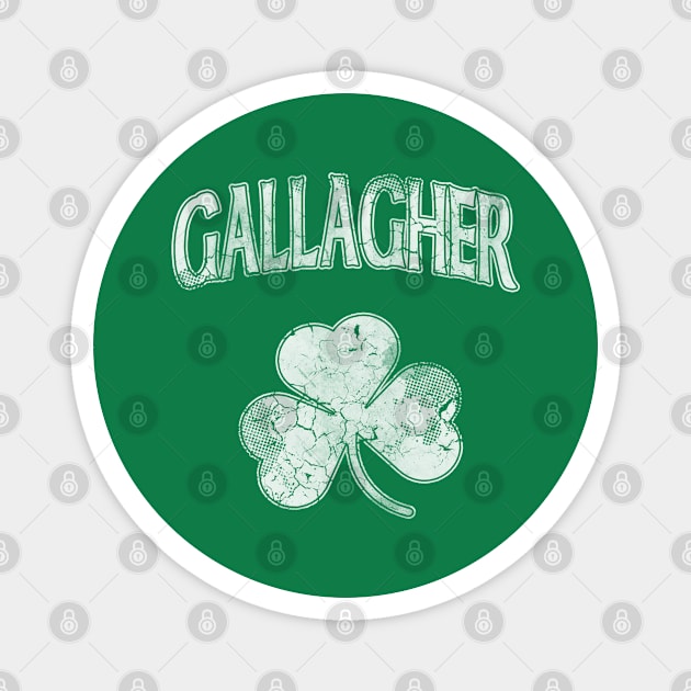 Gallagher Irish Shamrock St Patrick's Day Magnet by E